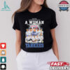 Never Underestimate A Woman Who Believe In Jesus And Loves Yankees Aaron Boone, Aaron Judge And Harrison Bader Shirt