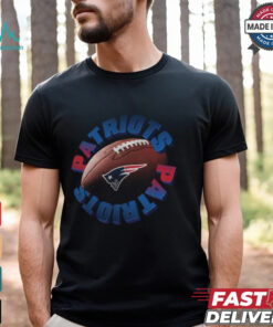 New England Patriots Spiral Heavyweight T Shirt