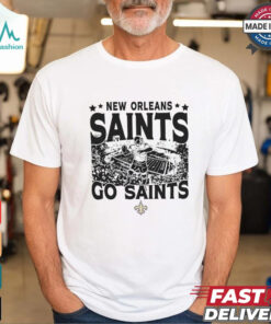 New Orleans Saints go Saints logo shirt