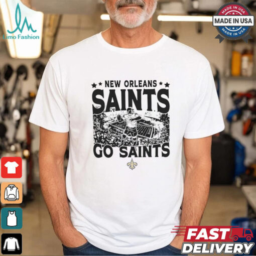 New Orleans Saints go Saints logo shirt