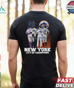 New York City Of Champions New York Yankees And New York Mets Signatures 2024 T shirt
