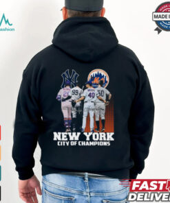 New York City Of Champions New York Yankees And New York Mets Signatures 2024 T shirt