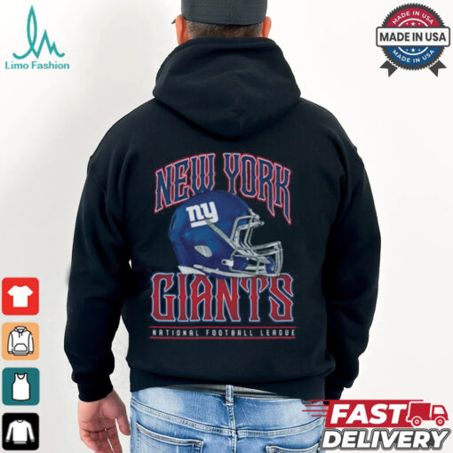 New York Giants Helmet Garment Dyed Heavyweight T Shirt