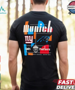 New York Giants vs Carolina Panthers International Games Munich 2024 NFL logo shirt