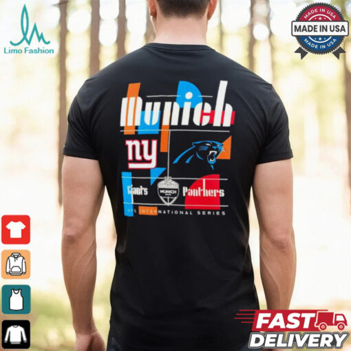 New York Giants vs Carolina Panthers International Games Munich 2024 NFL logo shirt