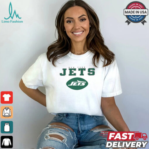 New York Jets Gameday Couture Women_s Big Goals Relaxed Fit French Terry Pullover shirt