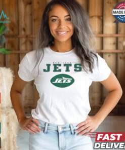 New York Jets Gameday Couture Women_s Big Goals Relaxed Fit French Terry Pullover shirt