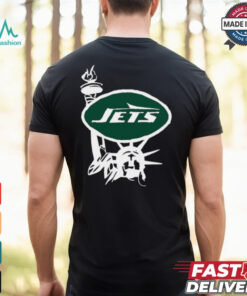 New York Jets x Aleali May Black T Shirts