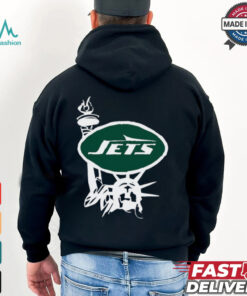 New York Jets x Aleali May Black T Shirts