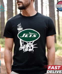 New York Jets x Aleali May Black T Shirts