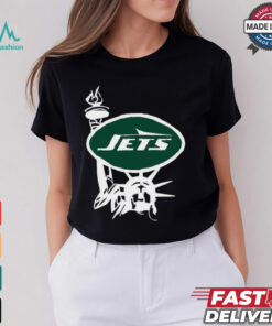 New York Jets x Aleali May Black T Shirts