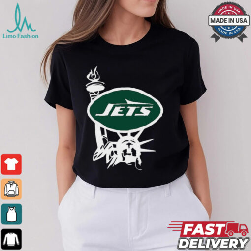 New York Jets x Aleali May Black T Shirts