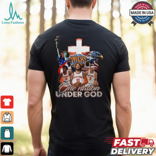 New York Knicks One Nation Under God Unisex T Shirt