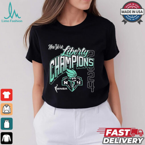 New York Liberty 2024 WNBA Finals Champions Dynasty Fashion Dye T Shirt