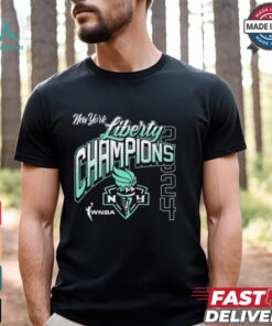 New York Liberty 2024 WNBA Finals Champions Dynasty Fashion Dye T Shirt