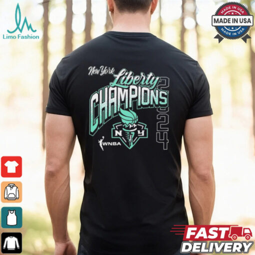 New York Liberty 2024 WNBA Finals Champions Dynasty Fashion Dye T Shirt