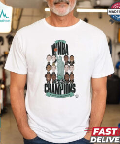 New York Liberty 2024 WNBA Finals Champions Teammates Roster Shirt