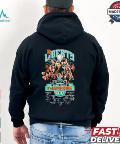 New York Liberty 2024 WNBA Finals Champions signature shirt