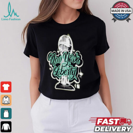 New York Liberty 2024 WNBA Finals Champions trophy shirt