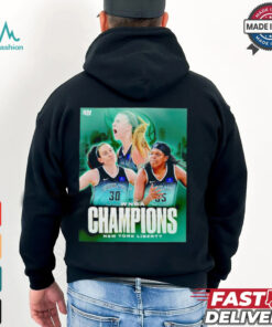 New York Liberty Champions 2024 Women’s basketball shirt