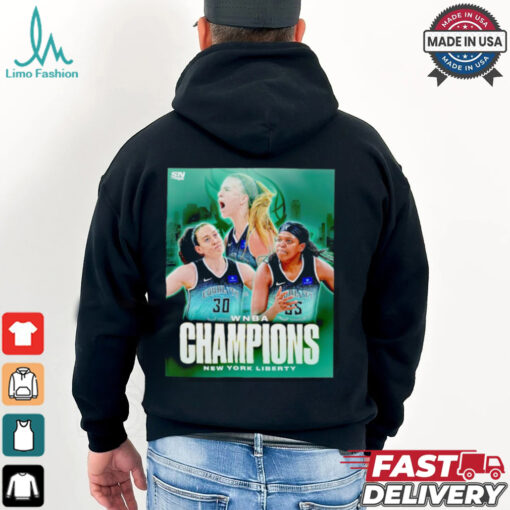 New York Liberty Champions 2024 Women’s basketball shirt