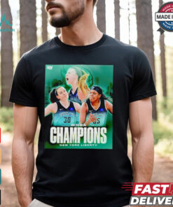 New York Liberty Champions 2024 Women’s basketball shirt