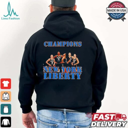 New York Liberty Champions 2024 photo shirt