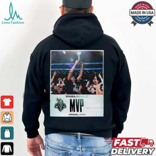 New York Liberty Jonquel Jones MVP WNBA Finals shirt