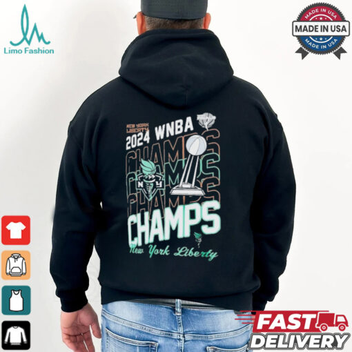 New York Liberty New Era 2024 Wnba Finals Champions Shirt