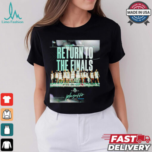 New York Liberty Return to the finals WNBA 2024 playoffs shirt