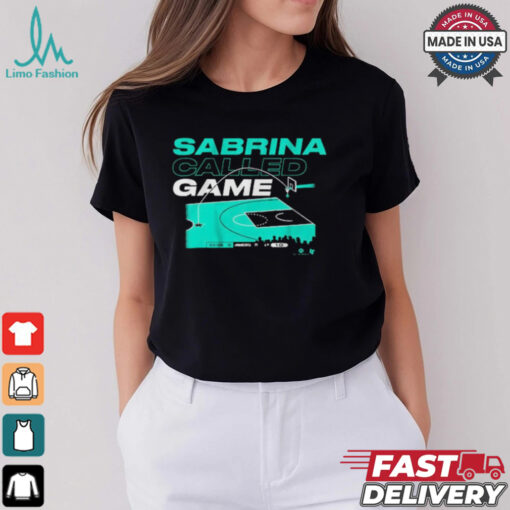 New York Liberty Sabrina Ionescu Called Game from the Logo t shirt