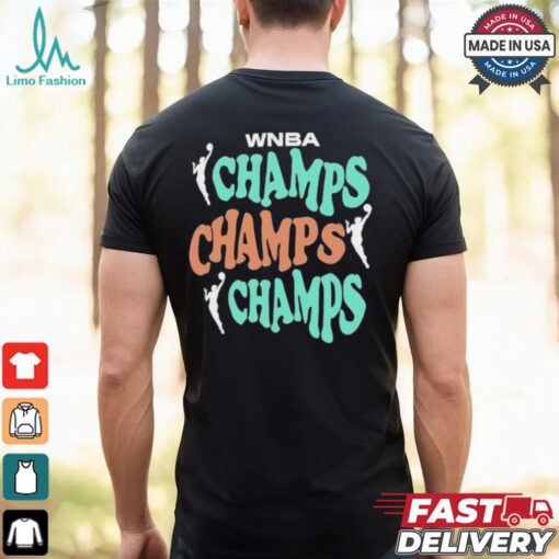 New York Liberty Spirit Jersey 2024 Wnba Finals Champions Stacked Shirt