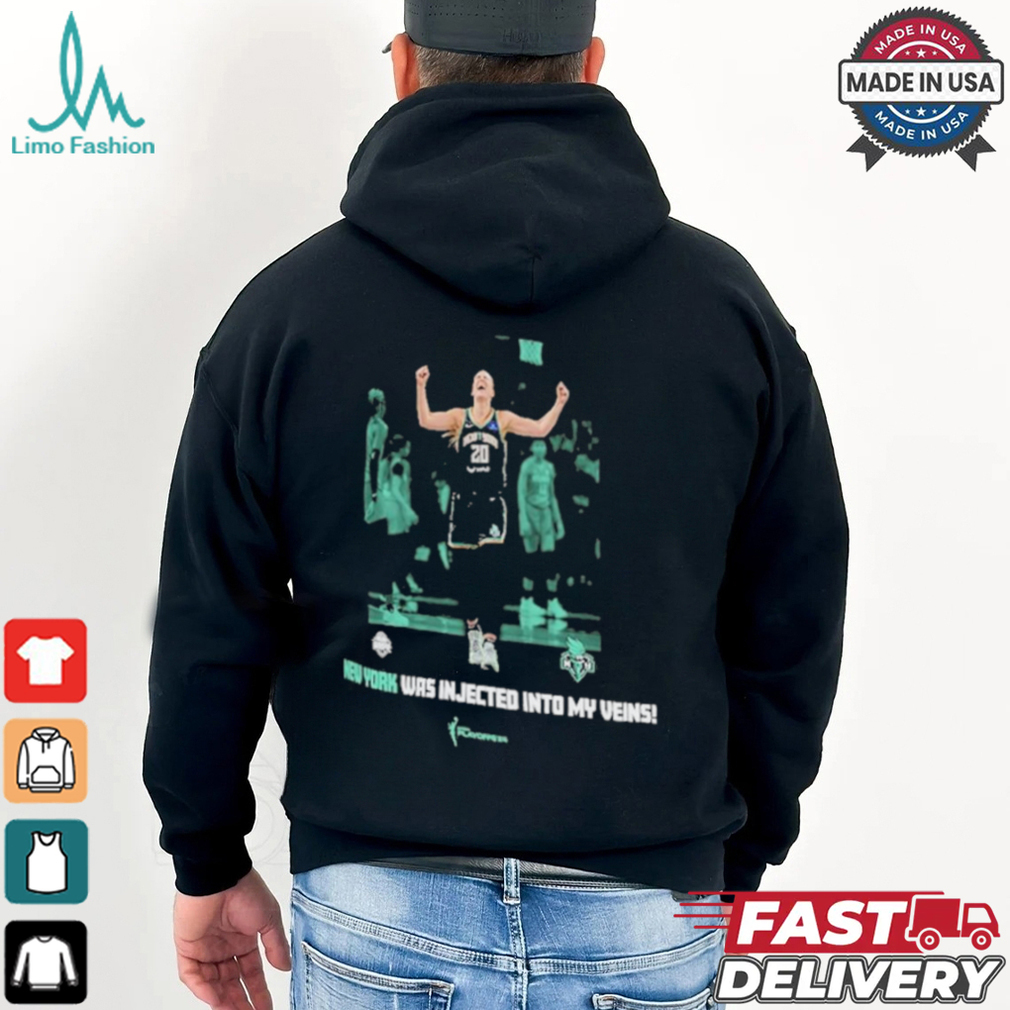 New York Liberty Stadium Essentials Sabrina Ionescu Veins T Shirt New York Liberty Stadium Essentials Sabrina Ionescu Veins T Shirt