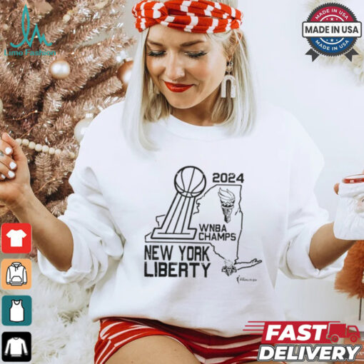 New York Liberty Stadium Essentials Unisex 2024 WNBA Finals Champions Hometown Shirt