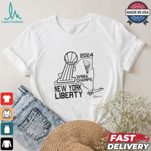 New York Liberty Stadium Essentials Unisex 2024 WNBA Finals Champions Hometown Shirt