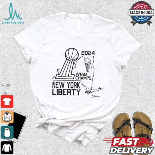New York Liberty Stadium Essentials Unisex 2024 WNBA Finals Champions Hometown Shirt