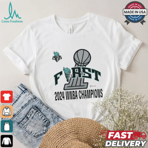 New York Liberty Stadium Essentials Unisex First Time WNBA Finals Champions Shirt