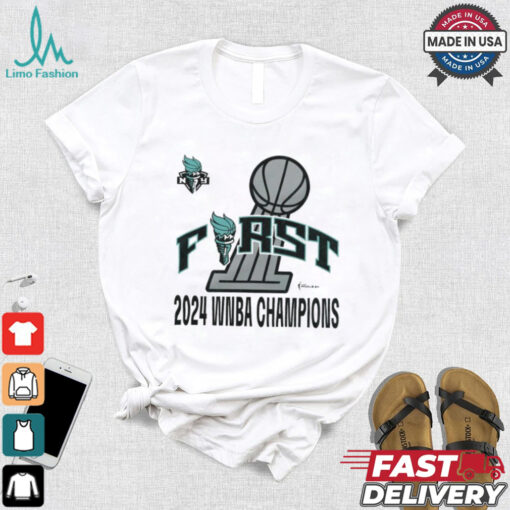 New York Liberty Stadium Essentials Unisex First Time WNBA Finals Champions Shirt