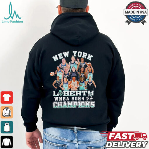 New York Liberty Team Champions 2024 WNBA Shirt