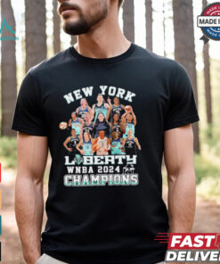 New York Liberty Team Champions 2024 WNBA Shirt