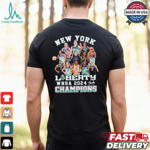 New York Liberty Team Champions 2024 WNBA Shirt