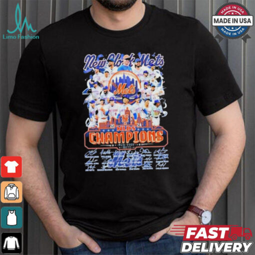 New York Mets 2024 Champions NLDS Fan Signatures Shirt