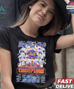 New York Mets 2024 Champions NLDS Fan Signatures Shirt