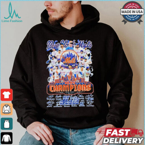 New York Mets 2024 Champions NLDS Fan Signatures Shirt