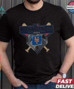 New York Mets 2024 MLB Postseason logo t shirt