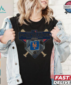 New York Mets 2024 MLB Postseason logo t shirt