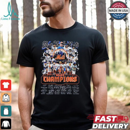 New York Mets 2024 NLDS Champions Signatures T Shirt