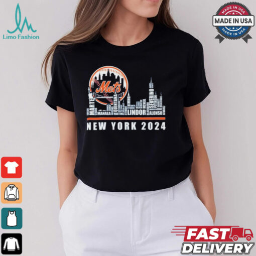 New York Mets 2024 Player Names Shirt