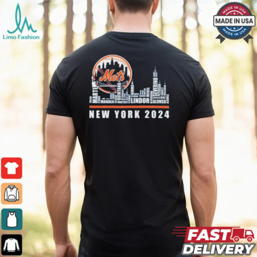 New York Mets 2024 Player Names Shirt