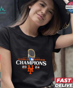 New York Mets 2024 World Series Champions trophy shirt